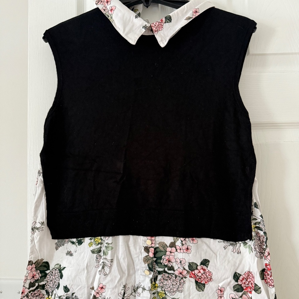 Sleeveless sweater, black, size M, NY&Company